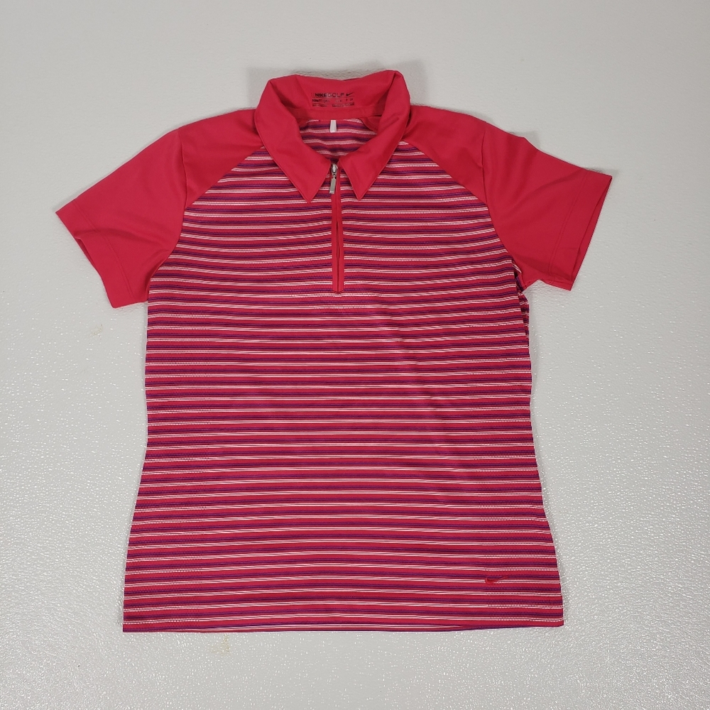 Nike Fit Dry Golf Zip Top Small